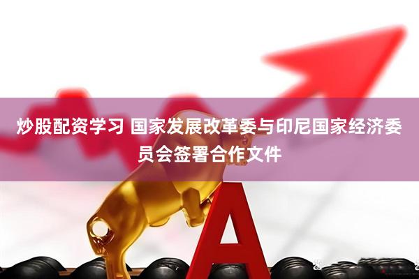 炒股配资学习 国家发展改革委与印尼国家经济委员会签署合作文件