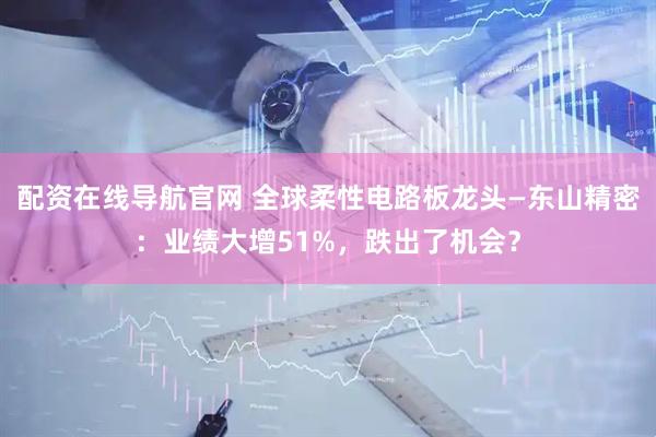 配资在线导航官网 全球柔性电路板龙头—东山精密：业绩大增51%，跌出了机会？